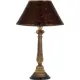 Настольная лампа BOGACHO Колонна испанская СБ-9/Б/Глоси/золото цвет бронзовый