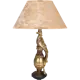 Настольная лампа BOGACHO СБ-75/Б/Антиквайт Павлин цвет бежевый