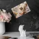 Статуэтка из мрамора Bogacho Кошка Грация белого цвета с держателем для фотографий/записок