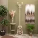 Напольная вешалка Bogacho Аделаида 42x200x42 см Сталь цвет кремовый