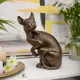 Статуэтка из мрамора Bogacho Кошка сфинкс Преданная Фрейя бронза
