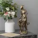 Статуэтка из мрамора Bogacho Девушка с собакой бронзовая
