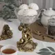Конфетница Bogacho мрамор 52080/бронзовый цвет бронза