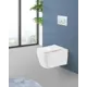 Унитаз подвесной Belbagno BB132CHR/BB132SC безободковый с сиденьем микролифт