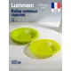Тарелка 24 см Luminarc Q1981-4ECOM Стекло цвет зеленый