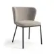 Стул La forma Ciselia 45x75x43 см текстиль цвет серый