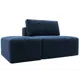 Модули диван и пуф Лига-060 НПБ Лига диванов 129594 100x84x185 см шенилл цвет rimini 10 синий