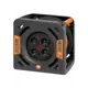 Удлинитель Tdm electric SQ1301-0834 3x1.5 30 м 4 розетки с заземлением 3500 Вт цвет черно-оранжевый