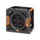 Удлинитель Tdm electric SQ1301-0837 3x1.5 20 м 4 розетки с заземлением 3500 Вт цвет черно-оранжевый