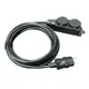 Удлинитель-шнур Itok i-CONNECT-SU-PVS-325-2-44-1-5 3x2.5 1.5 м 2 розетки 3500 Вт с заземлением IP44 цвет черный