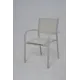 Стул садовый Beginia Lazo 56x57x85 см металл бежевый