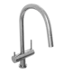 Смеситель для кухни Abelsberg Aera EMF71709CH c вытяжным изливом и возможностью подключения фильтра для воды цвет глянцевый хром