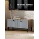 Тумба под телевизор Элика мебель 669796_нортон_90_веллюто-гриджио-табачный 90х46.6х41.6 см ЛДСП цвет серый