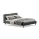 Кровать Mebelroom Симпл Velutto075 ЛДСП 133x95x223 см цвет темно-серый