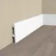 Плинтус напольный Лагом Белый 80х18x2000 мм