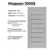 Комплект межкомнатной двери Uberture Модерн 10005 остеклённая 200x80см ПВХ цвет лофт светлый с коробом и наличниками