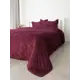 Покрывало Denastia велюр U000519 260x260 см велюр цвет бордовый