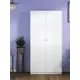 Шкаф распашной Дсв мебель Мори 100-1766 100x200.6x37.2 см ЛДСП цвет белый