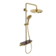 Душевая система Abelsberg SNS52790BG с термостатом 3 режимная цвет королевское золото
