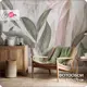 Фотообои флизелиновые Bartonwall 400x270 см Растения Листья M229
