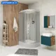 Душевая кабина Niagara 339744LG средний поддон 90x70см
