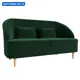 Кушетка Атико Лига диванов 109885 144x82x63 см велюр цвет зеленый