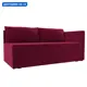 Кушетка Никас правая Лига диванов 118401 149x73x82 см микровельвет цвет бордовый