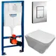 Комплект инсталляции с унитазом Grohe Rapid SL 38772001 унитаз Bloomix Regnum 1202 безободковый с сиденьем