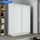 Шкаф-купе Мебельная Компания Е1 2 дверный 220x120x45 см 7 полок ЛДСП цвет белый