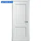 Комплект межкомнатной двери Wanmark Уно-2 глухая 200x90см эмаль цвет белый с коробом и наличниками
