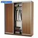 Шкаф-купе Гамма 240x220х60 см 6 полок лдсп цвет орех
