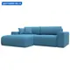 Диван угловой Лига-036 НПБ Классик левый угол Лига диванов 125465L 248x84x162 см рогожка цвет амур 10 голубой