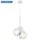 Светильник подвесной Velante 359 Ve_359-006-03 3 лампы 6 м² цвет белый/прозрачный