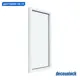 Пластиковое окно ПВХ Deceuninck Форвард глухое 750x600мм однокамерный стеклопакет цвет белый