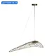 Светильник подвесной светодиодный Loft It Tressage Lf_10127_590_gold 1.73 м² теплый белый (желтый) свет цвет золото
