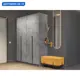 Шкаф распашной Мебельная компания е1 LCKSb_SH_M1_1000_B 162x220x52.5 см ЛДСП цвет бетон