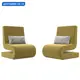 Кресло Волна Лига диванов 115668 65x78x77 см микровельвет/велюр цвет желтый/серый 2 шт.