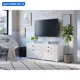 Тумба под телевизор Bts 171797 140.2x55.2x37.2 см ЛДСП цвет белый