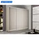 Шкаф-купе Мебельная компания е1 1EET_180240_SHS 240x180х60 см ЛДСП 9 полок цвет ясень шимо светлый