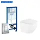Комплект инсталляция с унитазом Grohe 530597 цвет белый