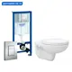 Комплект инсталляция с унитазом Grohe 551780 цвет белый