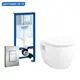 Комплект инсталляция с унитазом Grohe 551791 цвет белый