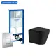 Комплект инсталляция с унитазом Grohe 507791 цвет черный