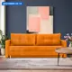 Диван раскладной Cityhd Прямой диван 212x77x74 см велюр цвет оранжевый