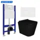 Комплект инсталляция с унитазом Enio 550463 цвет черный