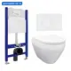 Комплект инсталляция с унитазом Enio 550784 цвет белый