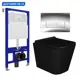 Комплект инсталляция с унитазом Enio 535221 цвет черный