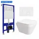 Комплект инсталляция с унитазом Enio 544517 цвет белый