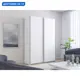Шкаф-купе Мебельная компания е1 550454 230x120х57 см 8 полок лдсп цвет белый снег