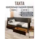 Кровать Solarius Классика 180x80 см темно-серый/венге tahta-spin-obiv-rs17-80-180ven-orto-2yash